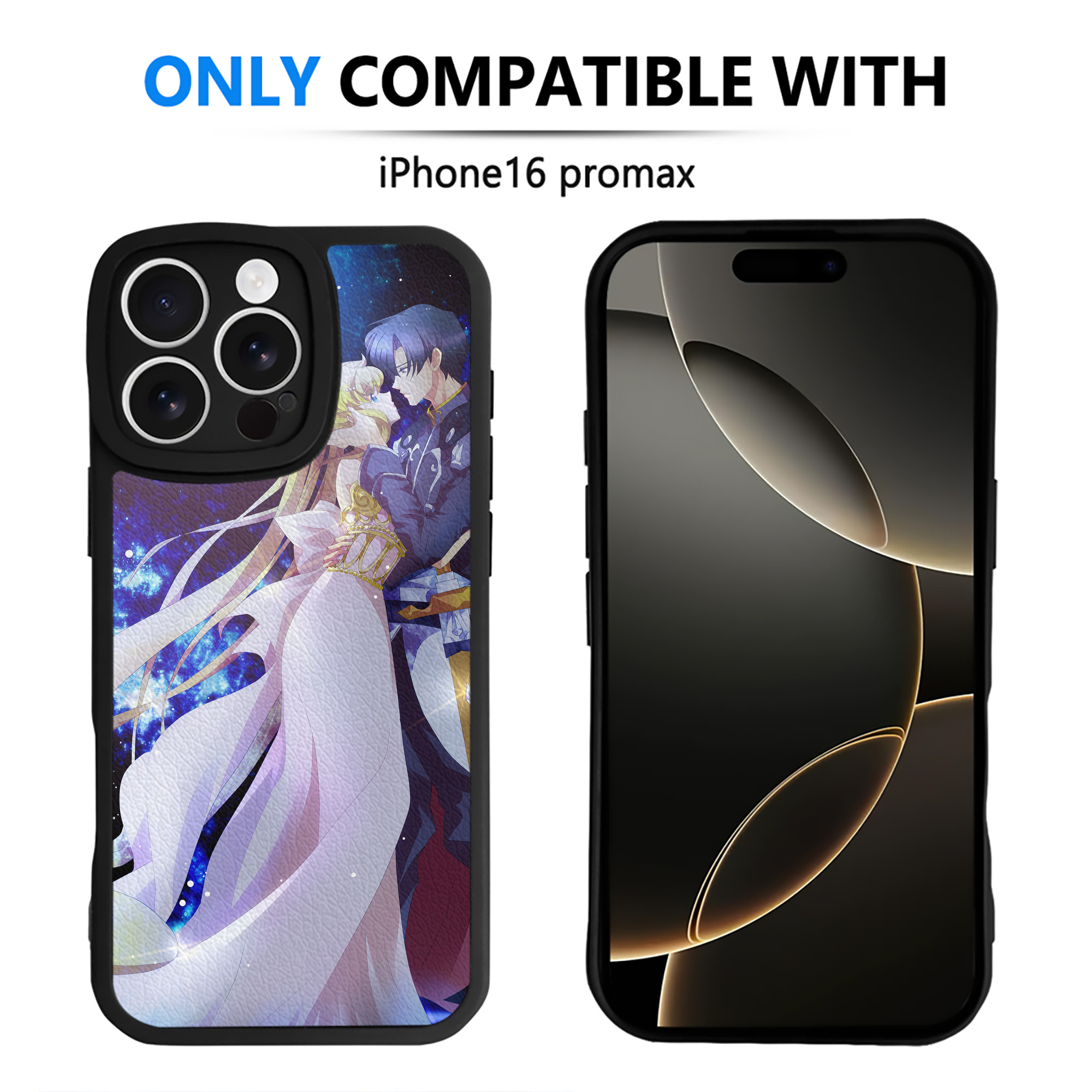 （画像用） 美少女戦士セーラームーン Sailor Moon 【iPhone 16シリーズ対応】シリコンスマホケース（レザー調） 材質：シリコン